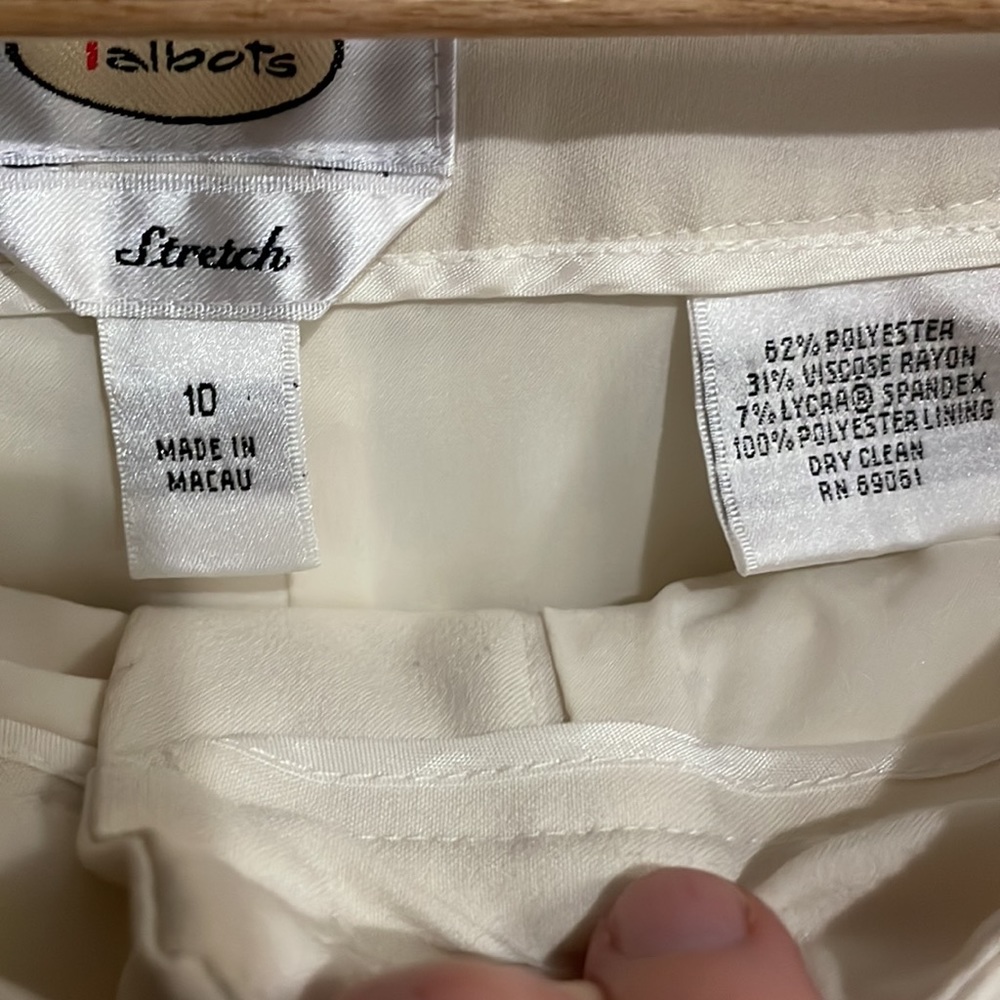 Talbots lined pants - Picture 2 of 4